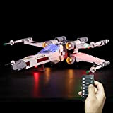 GUDA Star Wars 75301 - Set di illuminazione a LED per Luke Skywalker X-Wing Fighter compatibile con Lego 75301 (solo ...