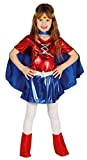 Guirca-87467 Costume Wonder Woman Bimba 5/6 Anni, Blu e Rosso, Talla 5-6 años, 87467