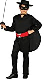 Guirca Costume da Zorro 10/12 Anni Maschio, 10-12, 78703