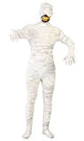 Guirca- Costume Mummia Adulto Uomo Tg.Unica, Colore Bianco, Taglia Unica, 8_10006867