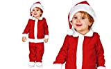 Guirma-42526 Costume Babbo Natale per Bambino 1/2 Anni, Bianco e Rosso, 1-2, GU_42526