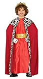 GUIRMA Costume Re Magio rosso bambino - 7-9 anni (125-135 cm)