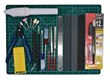 Gundam Modeler Builder's Tools Craft Set Kit 16 PCS For Professional Bendai Hobby Model Assemble Building