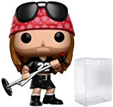 Guns N' Roses - Axl Rose Funko Pop! - Figura in vinile con custodia protettiva compatibile con Pop Box