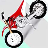 GUOJM 1:18 Pressofusione Rosso Modello di Moto in Lega di Raccolta Hobby Giocattolo Regalo Modello da Corsa Decorazione per Honda ...