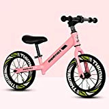 GYAN Bici da allenamento per bambini senza pedali, corpo in acciaio al carbonio ad alto tenore di carbonio | pneumatici ...