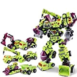 GYAN Deformazione di grandi dimensioni giocattoli robot devastante TF Ingegneria Combiner 6 in 1 Figura d'azione auto Camion Modello Regalo ...