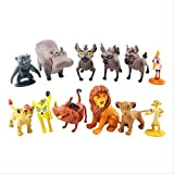 GYINK 12 pezzi / anime personaggi del re Il leone Simba Nala Mufasa Sarabi Pumbaa Timon Zazu Vogel Flusspcavalld, giocattolo ...