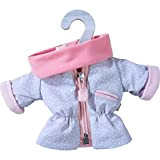 HABA 306547 - Set di vestiti a pois per bambole fino a 32 cm, set con fascia e giacca