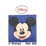 Haberdashery Online Kit Mezzo Punto per Bambini, 18x15 cm. Collezione Mickey Mouse - Modello 565