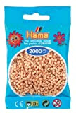Hama - Bustina di 2.000 Perline Mini – (Piccole Perle con Diametro di 2,5 mm)di Colore Beige (501-27)
