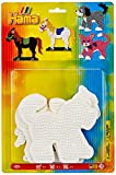 Hama - Confezione da 3 tavolette forate per Arte Creativa, Motivo: Gatto/Cane/Cavallo