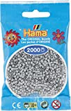 Hama - Sacchetto da 2000 Perline da Stirare, Misura Mini, Grigio Chiaro, 501-70