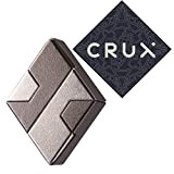 Hanayama - Puzzle con diamante fuso – Livello 1 di 6 – Facile – Include adesivo Crux