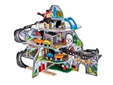 Hape E3753 Mega Miniera Montana, Set ferrovia multicolore, Treno giocattolo, giocattolo adatto per bambini, 32 pezzi
