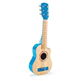 Hape International- Blue Lagoon Guitar Chitarra Laguna Blu, Multicolore, Taglia Unica, E0601