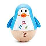 Hape Pinguino Giroscopio Musicale | Colorato Pinguino Giroscopio Musicale, Giocattolo Giroscopio per Bambini Dai 6 Mesi in Su