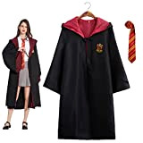 Harry Potter Cosplay Costume,Uniforme da Gryffindor,Abito da Gryffindor,con Mantello e Cravatta,Mago Costume Adulti,per Mascherata e Halloween(M)