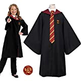 Harry Potter Cosplay Costume,Uniforme da Gryffindor,Abito da Gryffindor,con Mantello e Cravatta,Mago Costume Adulti,per Mascherata e Halloween(155)