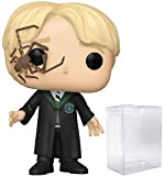 HARRY POTTER - Draco Malfoy con frusta Spider Funko Pop! Figura in vinile (Bundled con custodia protettiva compatibile Pop Box)