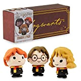 Harry Potter Set Gomme da Cancellare Per Bambini 3 Personaggi di Gomma Mini Figure Gadget Originali da Collezione Regali Per ...