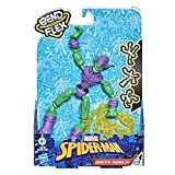 Hasbro Action figure Marvel Spider-Man Bend and Flex Green Goblin, figura flessibile da 15,2 cm, include accessori Blast dai 4 ...