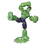 Hasbro Avengers Bend and Flex, Action figure flessibile di Hulk da 15 cm, include l'accessorio Blast, dai 6 anni in ...
