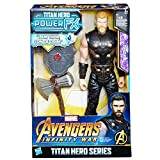 Hasbro Avengers E0616EW0 - Action figure Marvel Titan Hero Thor, con Power FX Pack