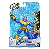 Hasbro Avengers-Marvel Bend and Flex, Action figure flessibile di Thanos da 15 cm, include l'accessorio Blast, dai 6 anni in ...