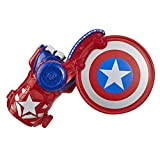 Hasbro Avengers - Scudo di Capitan America Power Moves, Role Play con tecnologia Nerf lancia Dardi