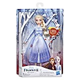 Hasbro Disney Frozen 2 - Elsa Cantante, Bambola Elettronica con Abito Azzurro, Ispirato al Film Frozen 2