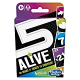 Hasbro Gaming 5 Alive Card Game, gioco veloce per bambini e famiglie, giochi per famiglie, giochi di carte veloci per ...