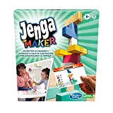 Hasbro Gaming Jenga Maker, mattoncini in vero legno, gioco di impila la torre, gioco per bambini dagli 8 anni in ...