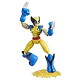 Hasbro Marvel Avengers Bend And Flex Missions, Action Figure di Wolverine Fire Mission, Giocattolo Pieghevole in Scala da 15 cm, ...