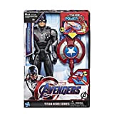 Hasbro Marvel Avengers- Endgame Avengers Captain America Titan Hero Power FX, Multicolore, 30 cm, E3301103