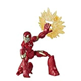 Hasbro Marvel Avengers - Iron Man Bend And Flex (Action Figure Flessibile 15cm)