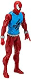 Hasbro Marvel Avengers - Scarlet Spider (Action Figure 30cm con Blaster Titan Hero Blast Gear)