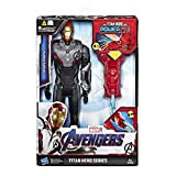 Hasbro Marvel E3298100 Statuetta di Iron Man della serie Avengers Titan Hero con Quantum Power Pack, action figure da 30 ...