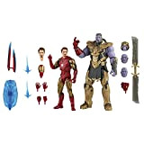 Hasbro Marvel Legends Series, Action Figure da 15 cm, Confezione da 2, Iron Man Mark 85 Contro Thanos, Saga dell'Infinito, ...