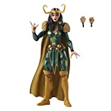 Hasbro Marvel Legends Series Loki Agent of Asgard 6-inch Retro Packaging Action Figure Toy, 2 Accessories, multicolore