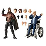 Hasbro Marvel Legends Series - Magneto e Professor X (Action Figures 15 cm da Collezione, Design Rilevante e 7 Accessori, ...
