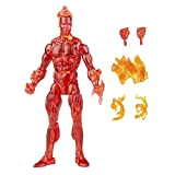 Hasbro Marvel Legends Series Retro - Torcia Umana dei Fantastici Quattro, Action Figure da 15 cm da Collezione, include 5 ...