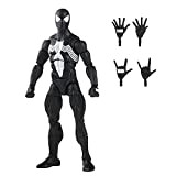 Hasbro Marvel Legends Series Spider-Man 15 cm Symbiote Spider-Man Action Figure Toy, Includes 4 Accessories: 4 Alternate Hands, Cranberry