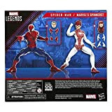 Hasbro Marvel Legends Series Spider-Man, confezione da 2 action figure da 15 cm con Spider-Man e Marvel's Spinneret, include 10 ...