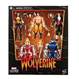 Hasbro Marvel Legends Series, Wolverine, confezione da 5, contiene i personaggi Marvel di Omega Red, Cyber e altri non solo ...