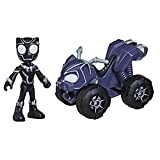 Hasbro Marvel Spidey and His Amazing Friends Black Panther Action Figure e Panther Patroller Vehicle, per bambini dai 3 anni ...