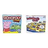Hasbro Monopoly Junior: Peppa Pig Edition, gioco da tavolo per 2-4 giocatori, per bambini dagli 5 anni in su & ...