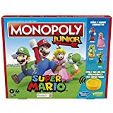 Hasbro Monopoly Junior Super Mario Edition gioco da tavolo, dai 5 anni in su, gioca nel regno dei funghi come ...