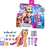 Hasbro My Little Pony: Una Nuova Generazione, Sunny Starscout Rainbow Reveal, Pony Giocattolo Arancione da 15 cm con Treccia Arcobaleno, ...