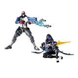 Hasbro Overwatch Ultimates Series Soldier 76 e Shrike Action Figure da Collezione da 15 cm con Accessori, Doppia Pelle, Ispirati ...